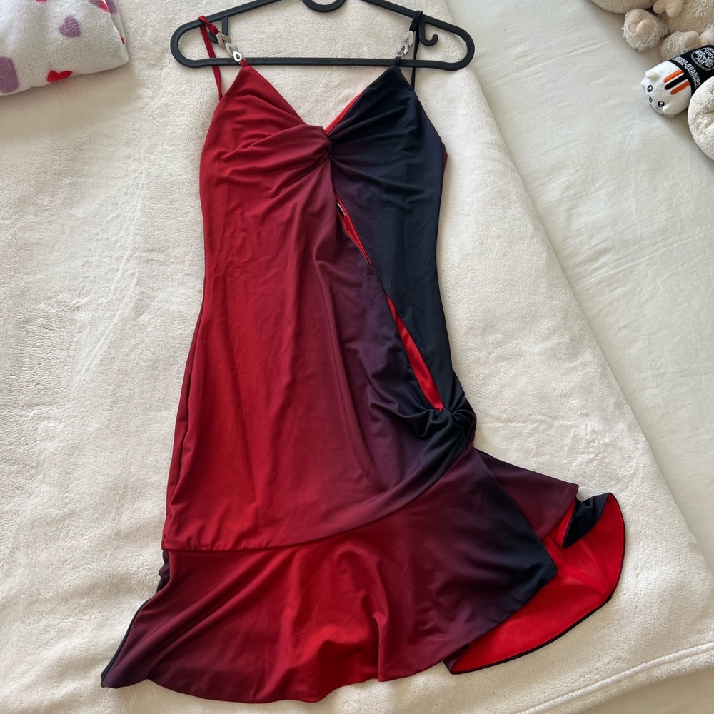 I.AM.GIA Mercer Mini Dress Red Ombré